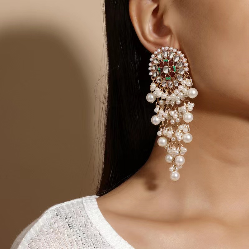 Ethnic Indian Fashion - Wyjątkowe przesadne kobiety egzotyczny styl etniczna