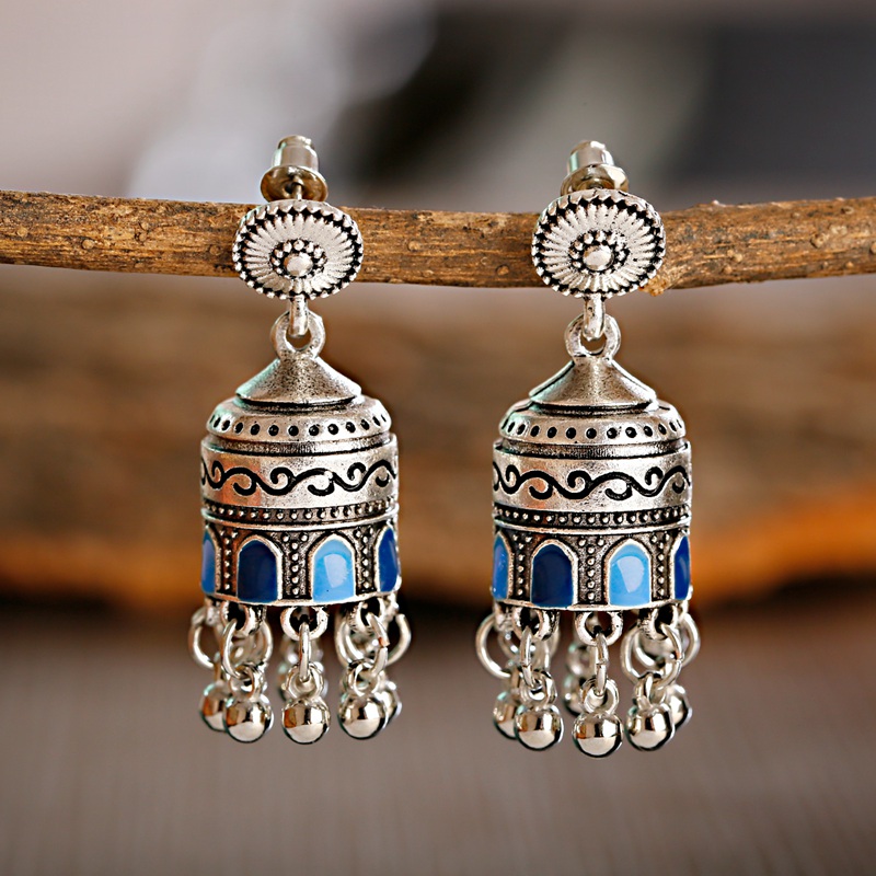 Ethnic Indian Fashion - 2020 kobiet indyjskie Jhumka Jhumki biżuteria