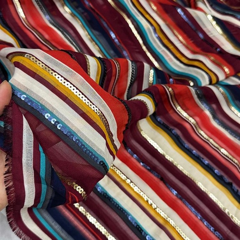 Kolorowa, prążkowana, haftowan – Ethnic Fashion Designers recenzja i cena