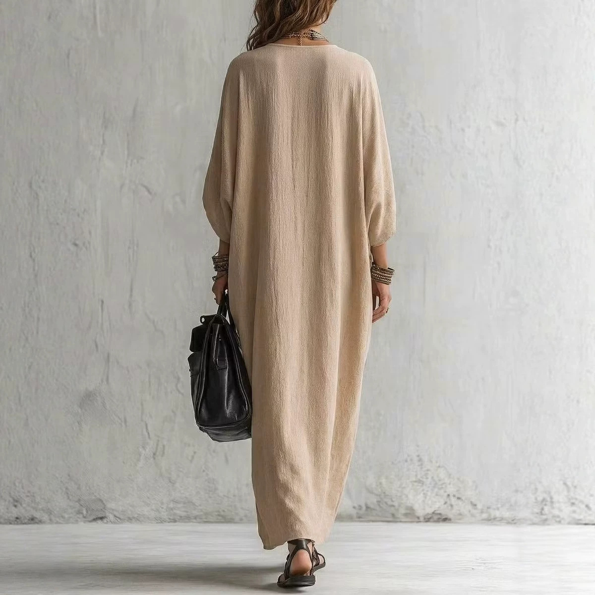 Damska sukienka maxi w stylu b – Kaftan Women Boho recenzja i cena
