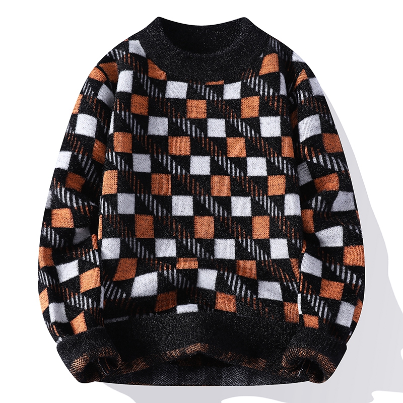 Modny męski sweter z okrągłym  – Fashion Ethnic Wear For Men recenzja i cena