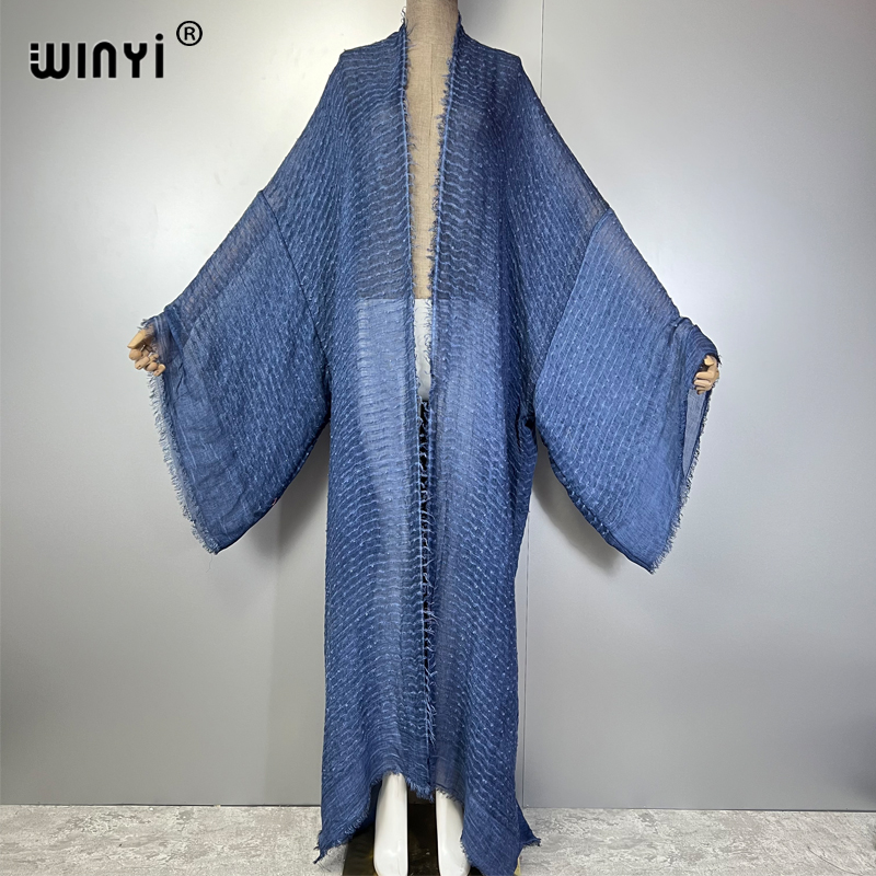 WINYI Kimono z geometrycznym w – Kaftan Women Boho recenzja i cena