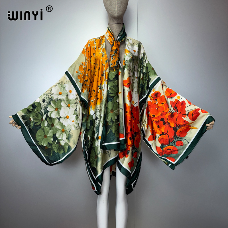 WINYI letni kimono jedwabny kr – Kaftan Women Boho recenzja i cena