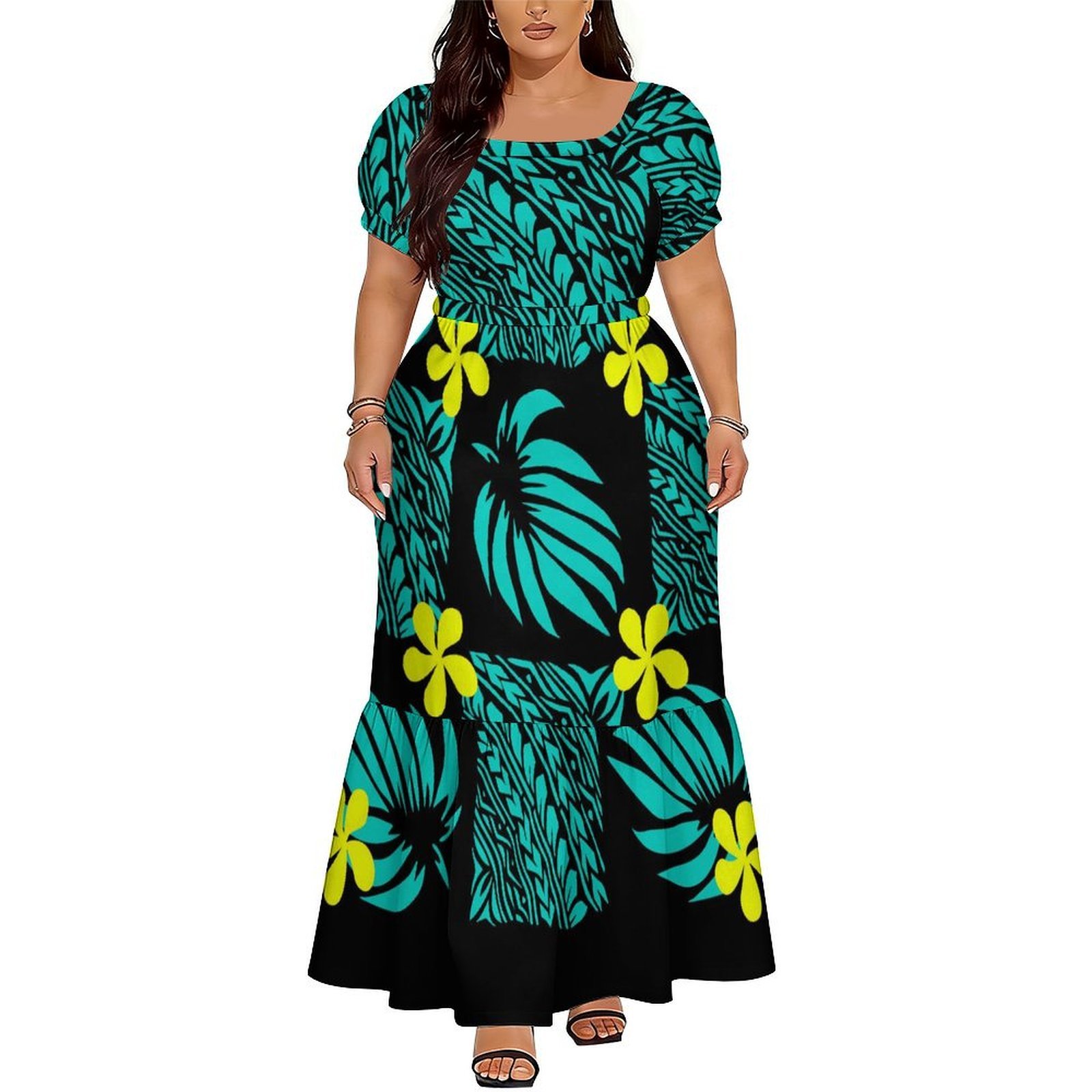 Długa sukienka polinezyjska z  – Ethnic Clothing & Online Fashion Store Khaadi Uk recenzja i cena