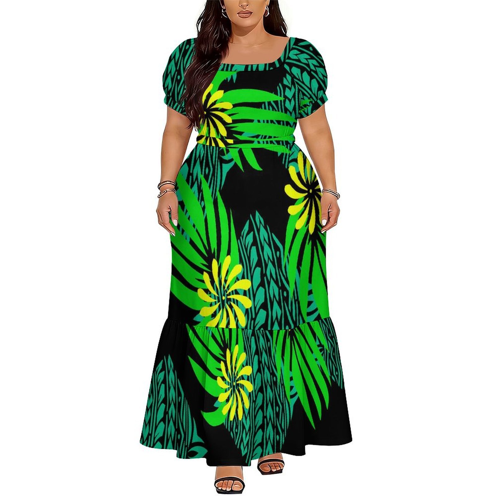 Długa sukienka polinezyjska z  – Ethnic Clothing & Online Fashion Store Khaadi Uk recenzja i cena