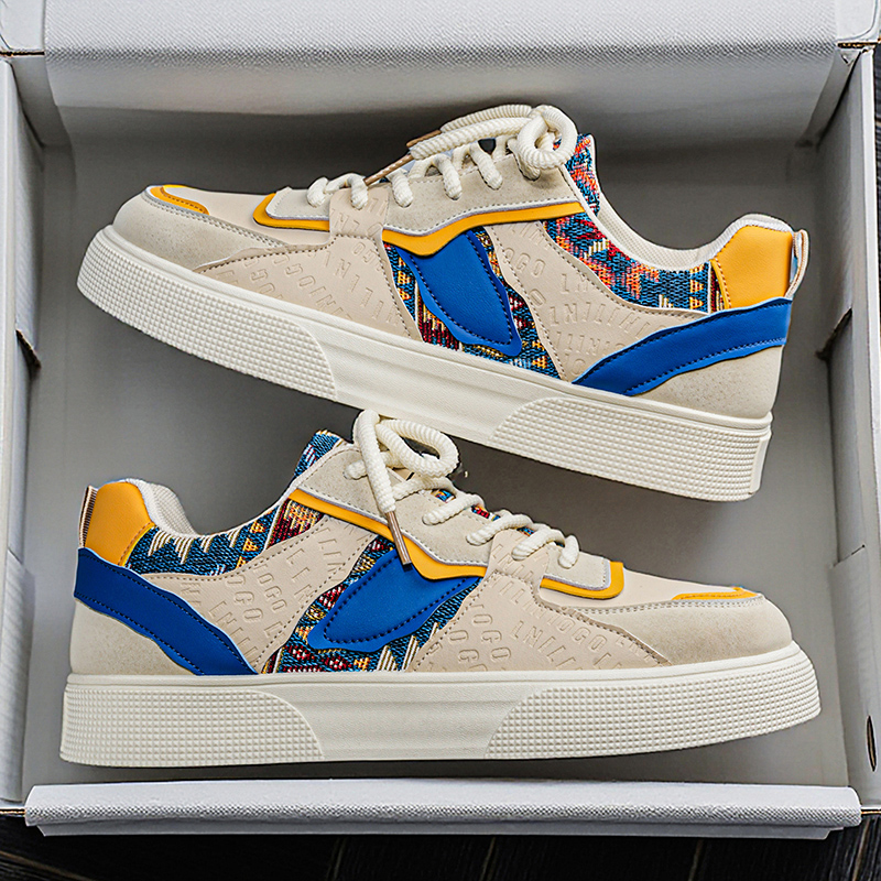 Męskie sneakersy vintage z pat – Fashion Ethnic Wear For Men recenzja i cena