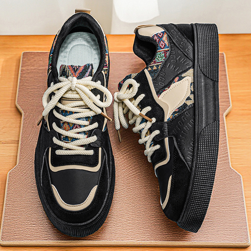 Męskie sneakersy vintage z pat – Fashion Ethnic Wear For Men recenzja i cena